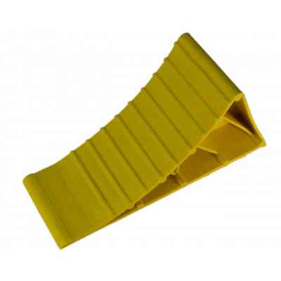 Упор під колесо Poputchik пластик жовтий 220 х 80 х 115 (16-040) Вінниця