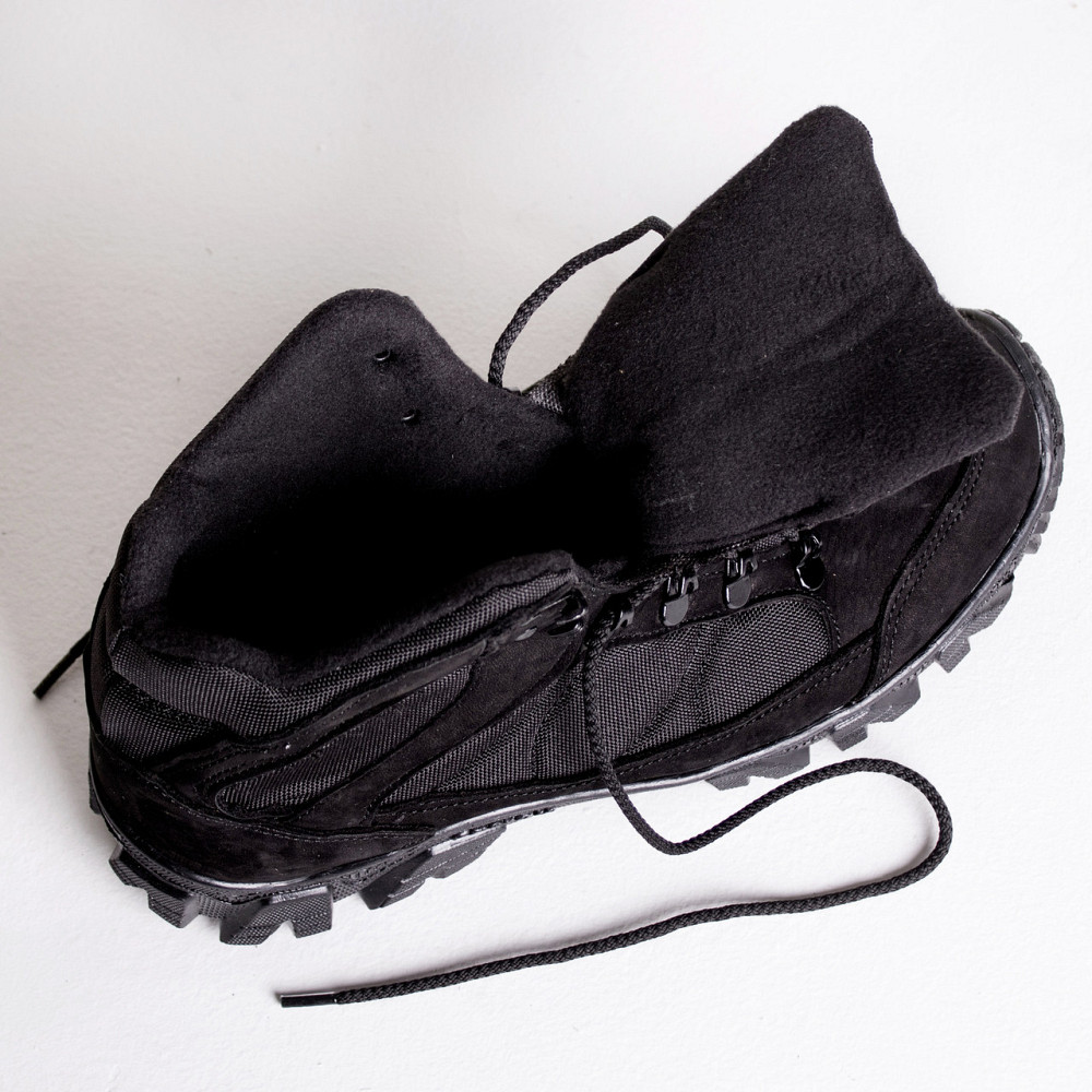 Ботинки Тактические Зимние, Тактическая обувь на флисе Гром Черные Харьков - изображение 5