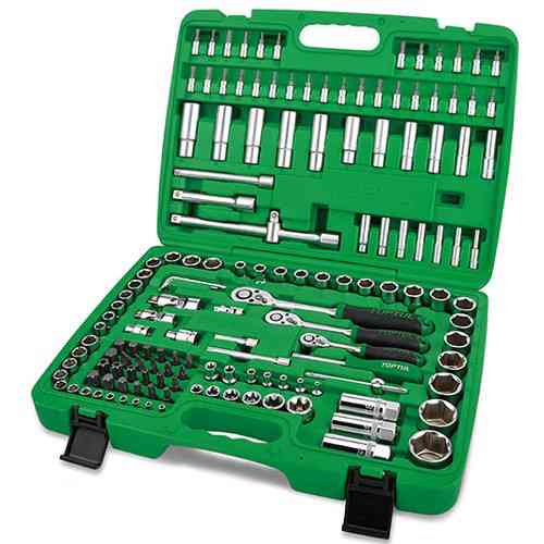 Професійний набір інструменту 1/4", 3/8", 1/2" 151ед. TOPTUL GCAI151R Одеса