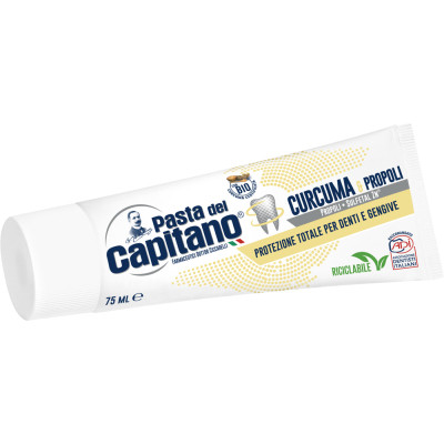 Зубная паста Pasta del Capitano Curcuma e Propoli Куркума и прополис 75 мл (8002140032110) Вінниця - фото 2