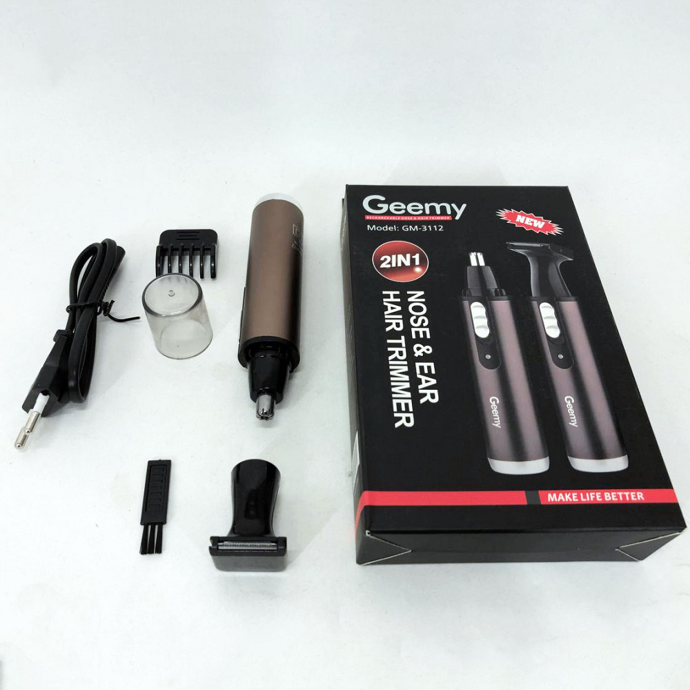 Электрический триммер для волос в носу GEMEI, Бритва триммер для носа и ушей носа и бровей WE-16 Львов - изображение 6