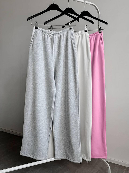 Женские повседневные комфортные брюки свободного кроя турецкая петля Барби, 42 Одесса - изображение 1