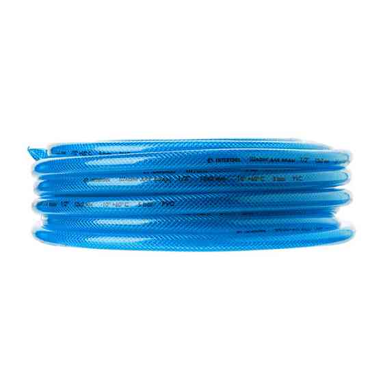 Шланг для води 3-х шаровий 1/2 ", 20м, армований, PVC INTERTOOL GE-4053 Київ