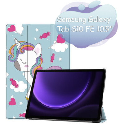 Чехол для планшета BeCover Smart Case Samsung Galaxy Tab S10 FE (SM-X520/SM-X526) 10.9" Unicorn (713293) Винница - изображение 1