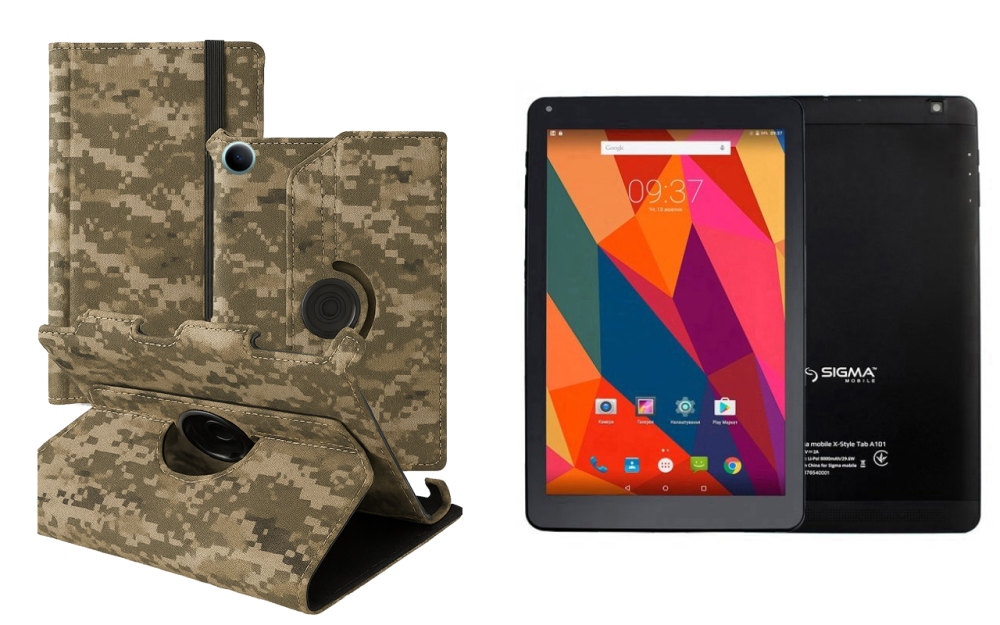 Чохол Spinner360 для планшета Sigma mobile Tab A1015, TAB A1020, колір Xaki Київ - фото 1