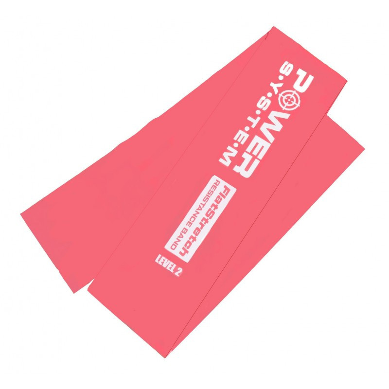 Стрічка-еспандер для спорту та реабілітації Power System PS-4122 Flat Stretch Band Level 2 Red (15-25кг.) Луцьк - фото 3