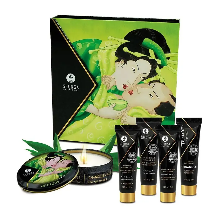 Подарунковий набір Shunga GEISHAS SECRETS ORGANICA – Exotic Green Tea: для шикарної ночі вдвох Львів - фото 1