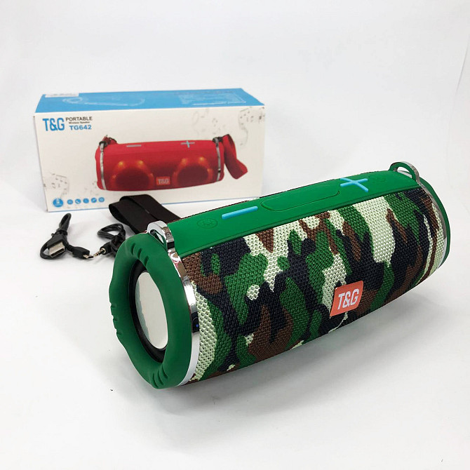 Колонка з підтримкою bluetooth TG642, Потужна колонка блютуз з підсвічуванням, Колонка KQ-795 для вечірки Київ - фото 2