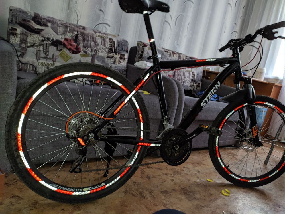 Світловідбивна смужка довжина 7.90 м. Біла з крас Київ - фото 3