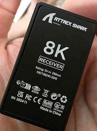 Мышь Attack Shark X3 и X3 pro на топовом сенсоре PAW3395 26000 DPI. Харьков