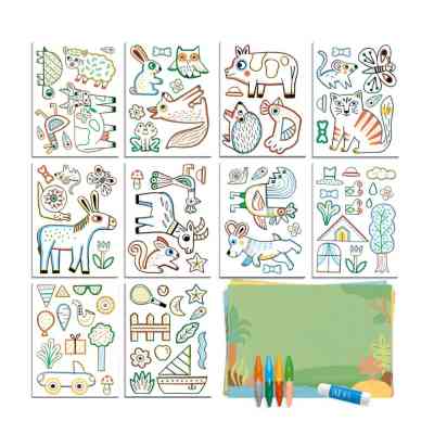 Набор для творчества Djeco Світ для створення тварин (DJ08997) Винница