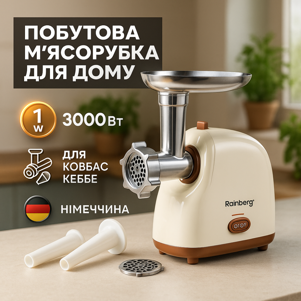 М'ясорубка для овочів і фруктів, Портативна м'ясорубка для кухні 'кухонна шнекова IG-10 Львів - фото 2