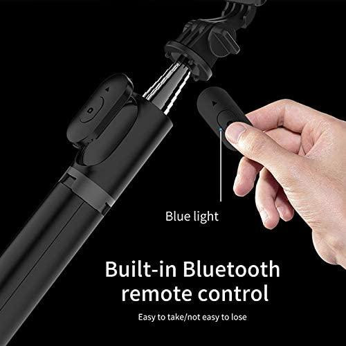 Універсальний монопод-штатив для селфі 4 в 1 Selfie Stick з Bluetooth-пультом, висувна селфі-палиця 101 см з нержавіючої сталі, чо Київ - фото 7