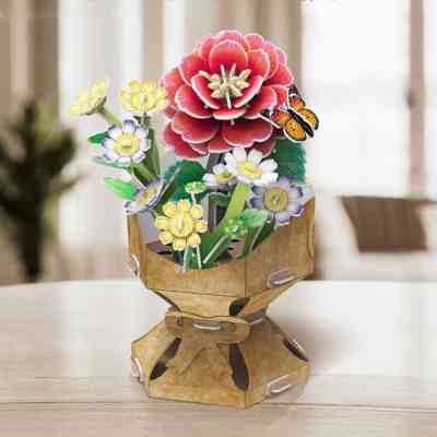 Пазл Cubic Fun трехмерный Букет цветов Камелия (W3302h) Винница