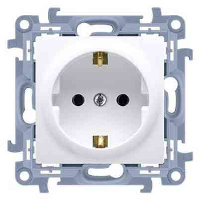 Розетка Simon SCHUKO, белая (CGSZ1.01/11) Винница