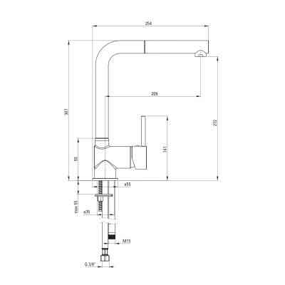 Змішувач Deante Aster (BCA_N73M) Вінниця