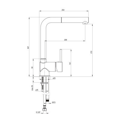 Змішувач Deante Aster (BCA_N73M) Вінниця - фото 5