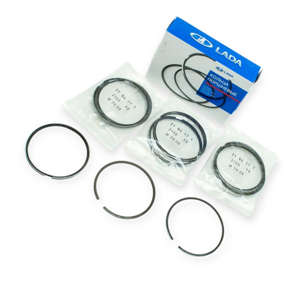 Кільця поршневі 2101-2107 (79.0) LADA Мукачево - фото 1
