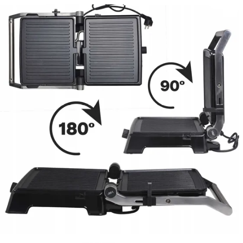 Електричний гриль 2000W 6706 KAMILLE Житомир - изображение 8