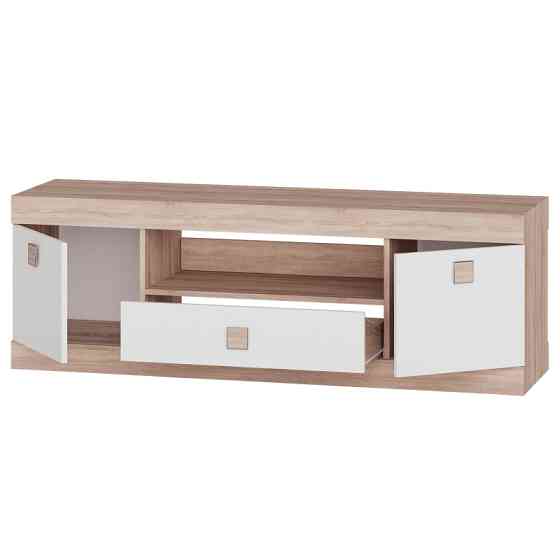 Тумба Эверест ТВ 1500 Соната 150х38х50 дуб сонома + белый (DTM-2262) Львов