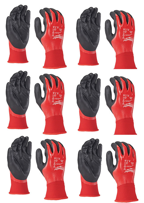 Набір рукавичок Dip Cut A - розмір 8/M - 12 шт. MILWAUKEE Одесса - изображение 1