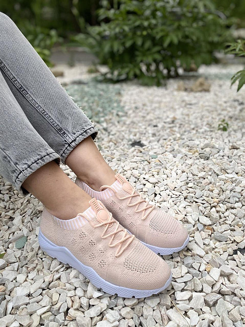 No brend Кросівки жіночі B25 пудра (літо, сітка) (1552) 38р.39р.40р. Коломия - фото 7