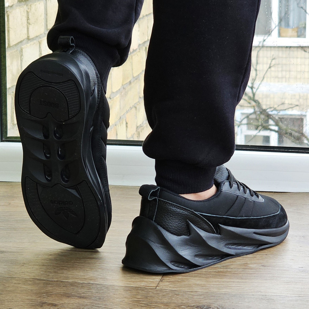 Термо Кроссовки Adidas $harks Мужские Адидас Акулы Черные Еврозима (размеры:41,42,43,44,45) Видео Обзор - 34-3 Днепр - изображение 3