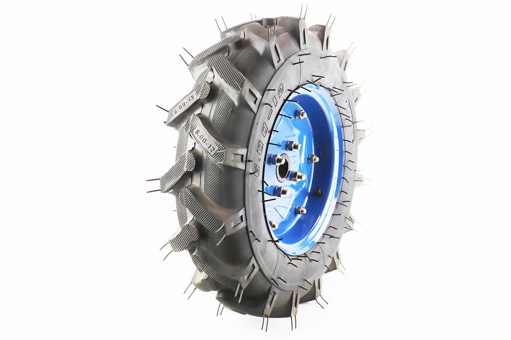 Колесо на мотоблок у зборі 6,00-12 10PR "насічка"+ ступиця Київ - фото 2