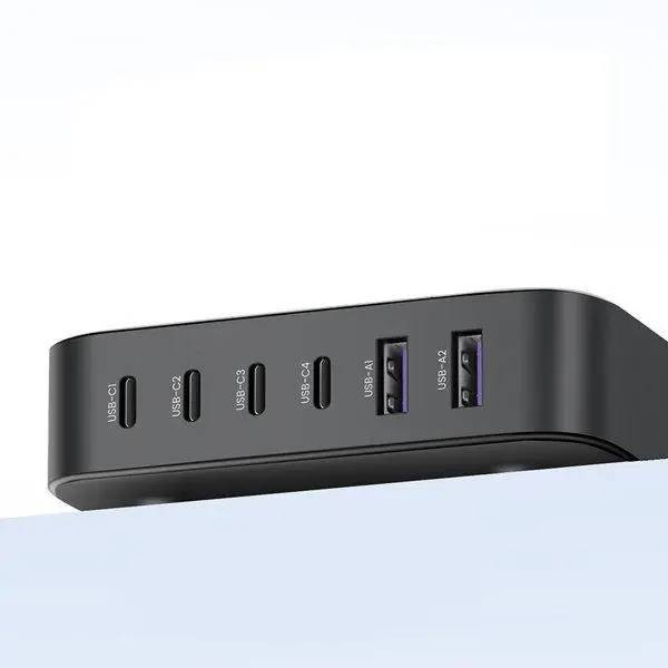 Зарядний пристрій 6xUSB 200W GaN (4хUSB-C+2xUSB-A) CD271 Ugreen (40914) Київ - фото 4