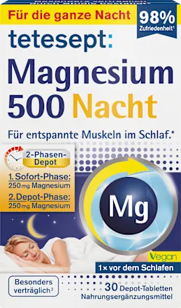 Tetesept Magnesium Tabletten Nacht 30 St Таблетки магния для ночного применения Киев - изображение 1
