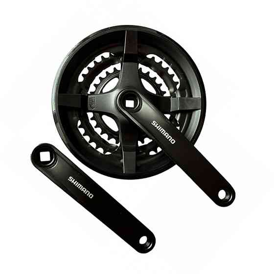 Шатун Shimano Tourney FC-TY301 175 мм 42х34х24Т із захистом без фікс. болта (04449) Бровари