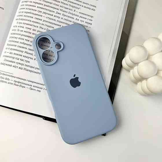 Чехол для iPhone 16, силиконовый, защитный, сиреневый Киев