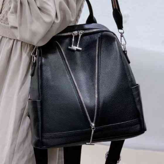 Надежный женский кожаный рюкзак Элегантный женский рюкзак из натуральной кожи TidinBag Киев