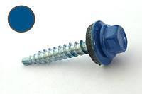 Кровельный саморез 4,8*35 RAL 5005 со сверлом по дереву (пач. 50 шт.) синий Харьков - изображение 2