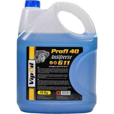 Антифриз VIPOIL G11 MEGA 40 blue 10 кг (701362) Винница