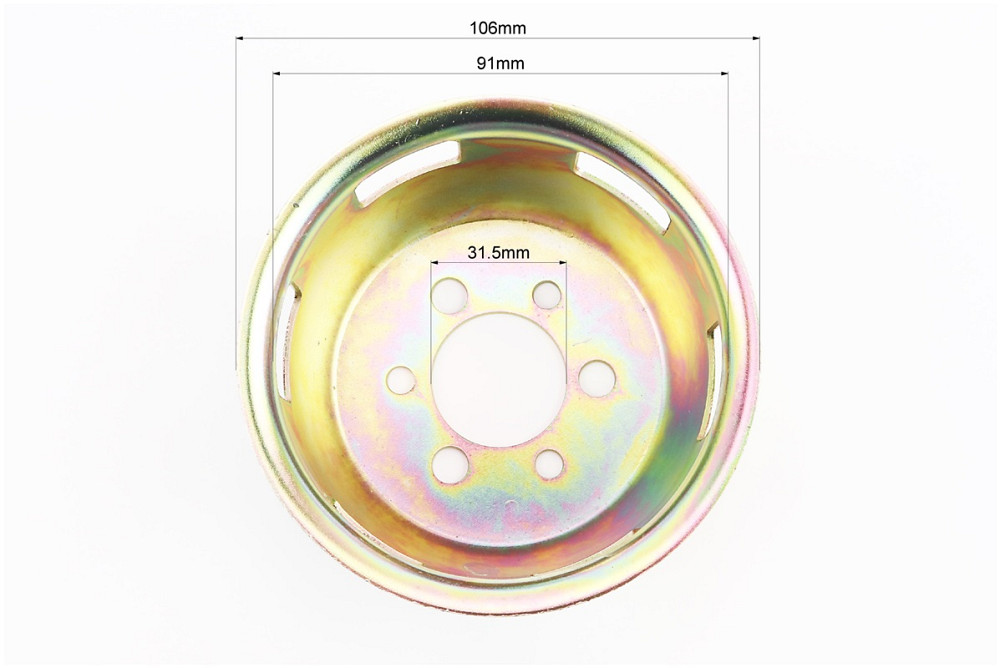 Шків ручного стартера 178F H-55mm 170F/173F/178F Київ - фото 3