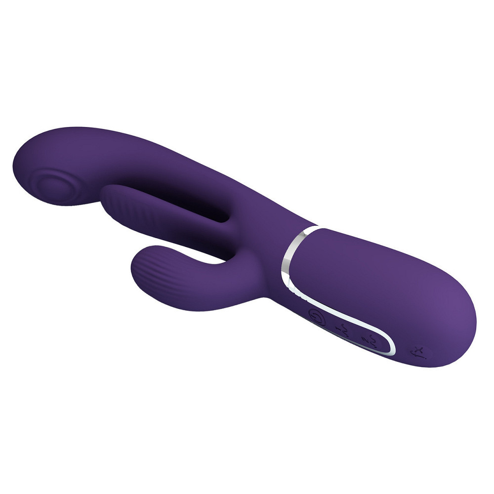 Вибратор с стимулятором клитора PRETTY LOVE - Shonia Dark Purple 3 in 1, BW-500041-2 Sex Aura Киев - изображение 7