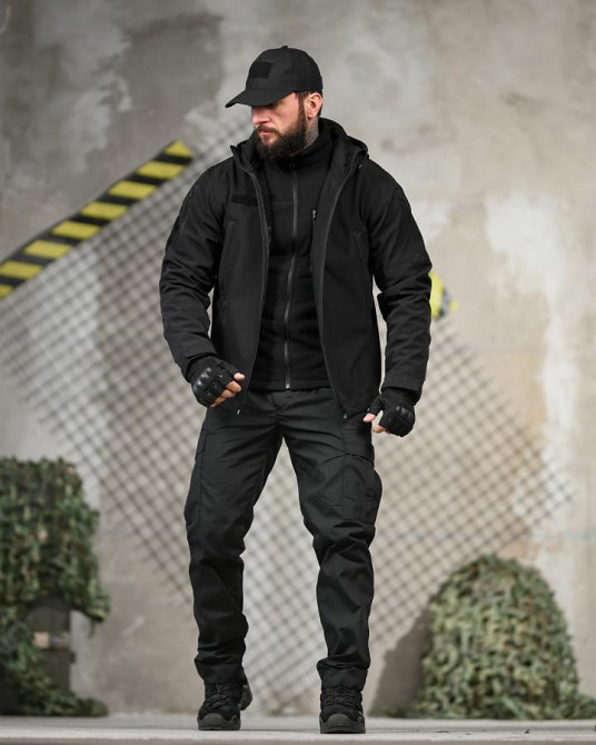 Тактичний костюм 5в1 STABITEX чорний ТР6725 L Одеса - фото 3