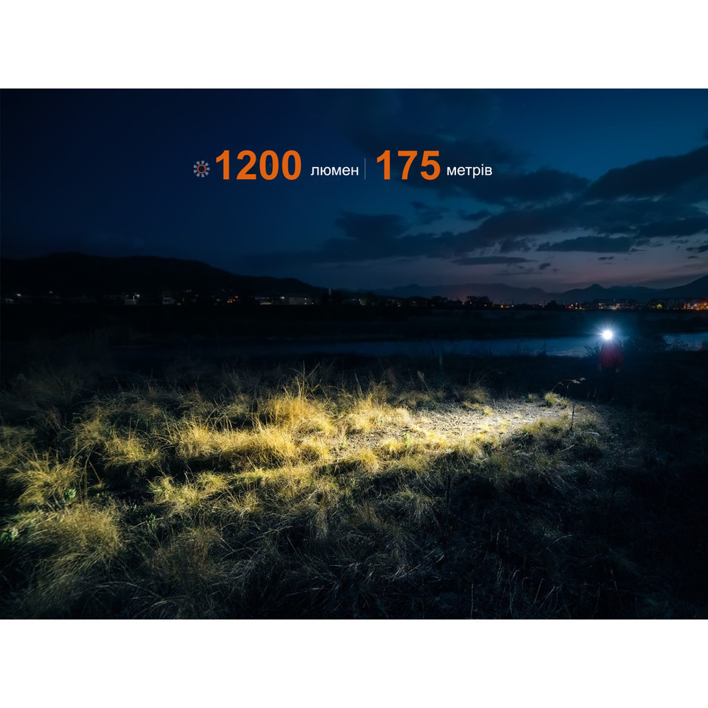 Налобний ліхтар Fenix HM55R 1200 лм 174 м (9 режимів) Чорний Вінниця - фото 7