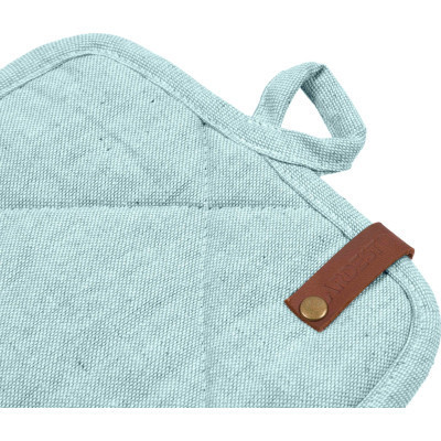 Кухонная прихватка Ardesto Oliver, 20х20 см, 100% хлопок, нап-ч: ватин, бирюза (ART04OT) Винница - изображение 4