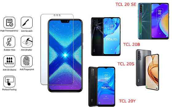 Защитное стекло NeoGlass для TCL 20 SE, TCL 20B, TCL 20S, TCL 20Y – ультрапрозрачное и устойчивое Киев
