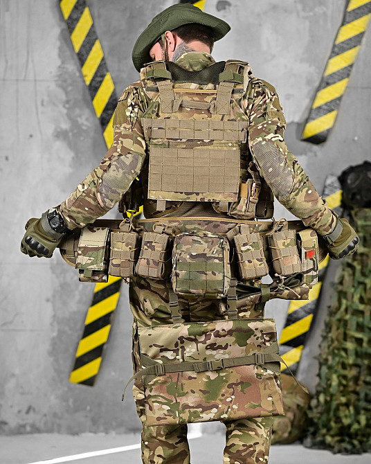 Плитоноска та РПС мультикам у зборі мультика кордура під магазин аптечку рацію Одеса - фото 13