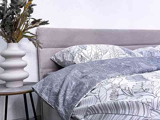 Ecotton Комплект постільної білизни Ecotton двоспальний 180х215 см сатин Листя (рис. 24312) Коломия