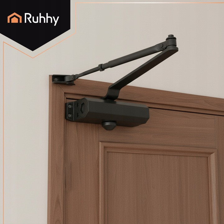 Доводчик дверей з важелем для дверей 40-60 кг Ruhhy (26782) Нововолинськ - фото 3