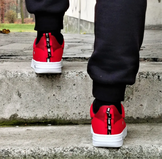 Кроссовки Nike Force Красные Мужские Форсы Найк (размеры: 40,41,42,43) Днепр