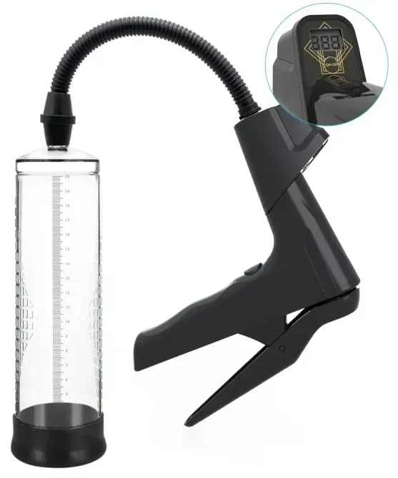 УЦЕНКА!!! - Вакуумная помпа с манометром CANWIN Men Air Gun Penis Pump - P398 Sex Aura Киев - изображение 3