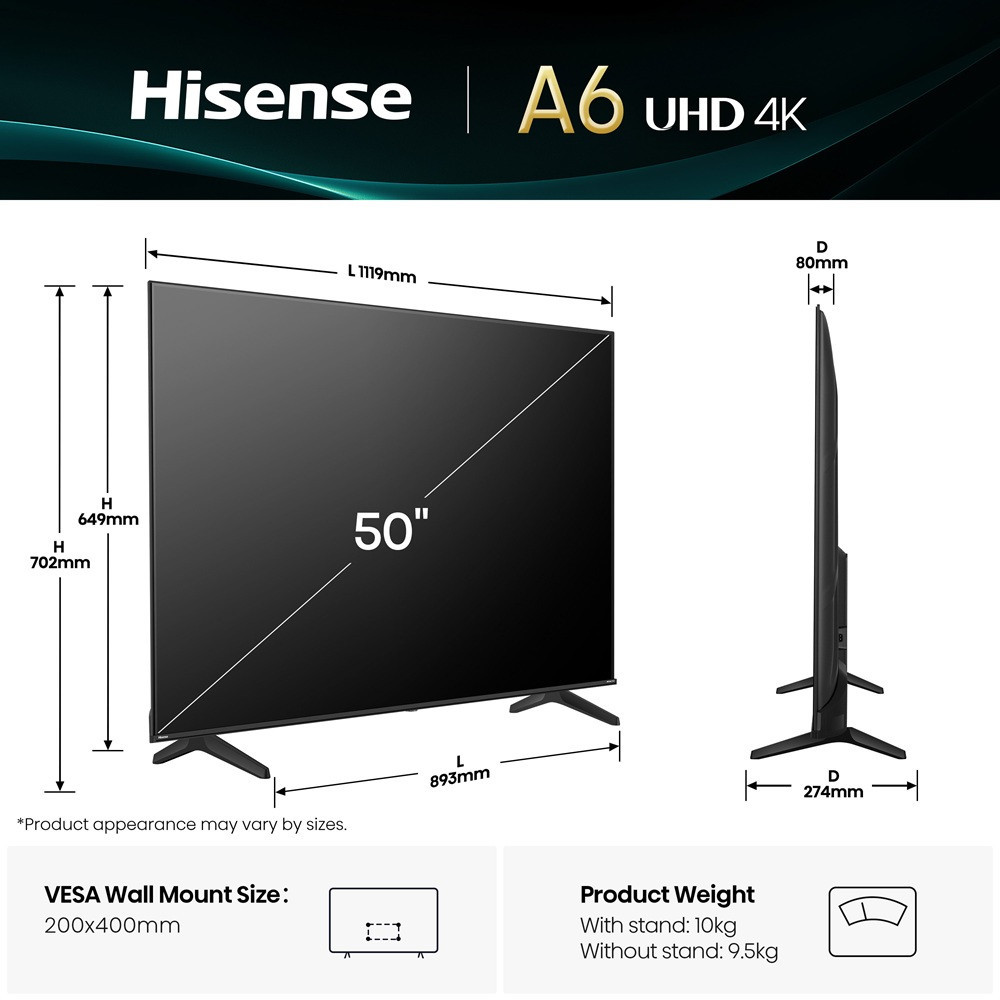 LED-телевізор Hisense 50A6Q (7134232) Київ - фото 6