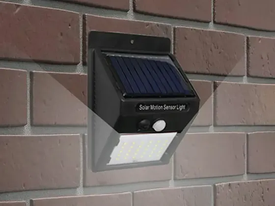 Лампа діодна Bailong Solar день-ніч BL-609-30SMD, сонячна панель, акумулятор, 30 SMD світлодіодів Київ