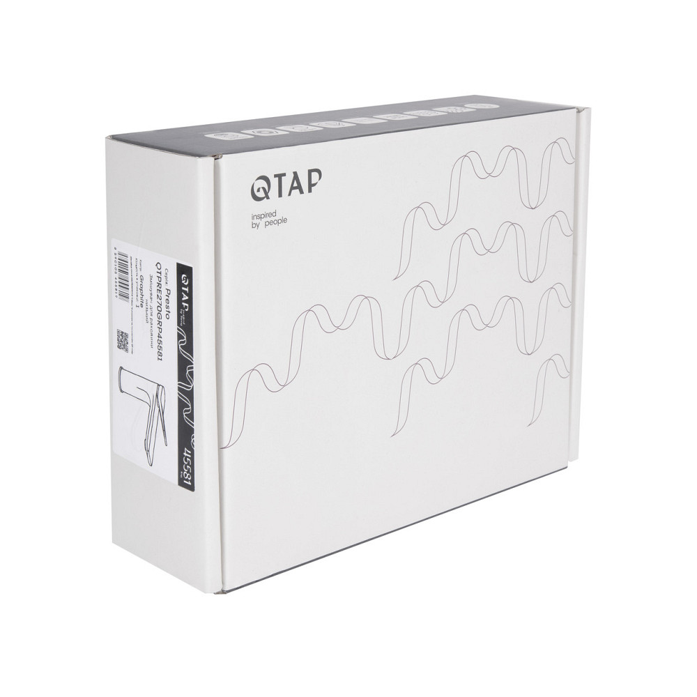 Змішувач для раковини Qtap Presto QTPRE270GRP45581 Graphite Київ - фото 8