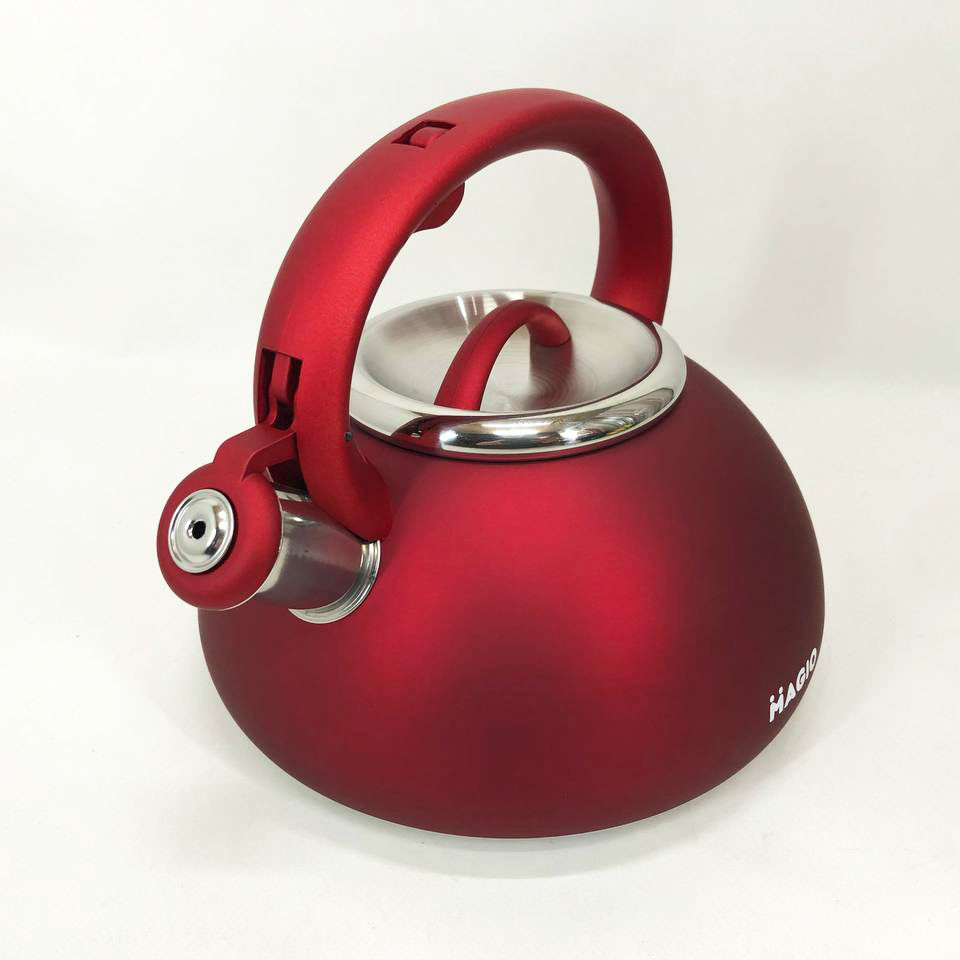 Хороший чайник для газової плити, Хороший чайник зі свистком зі свистком нержавіюча сталь MY-14 Львів - фото 10